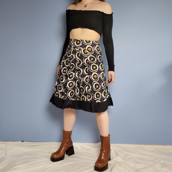 Hobbs purple midi skirt - Picture 4 of 8